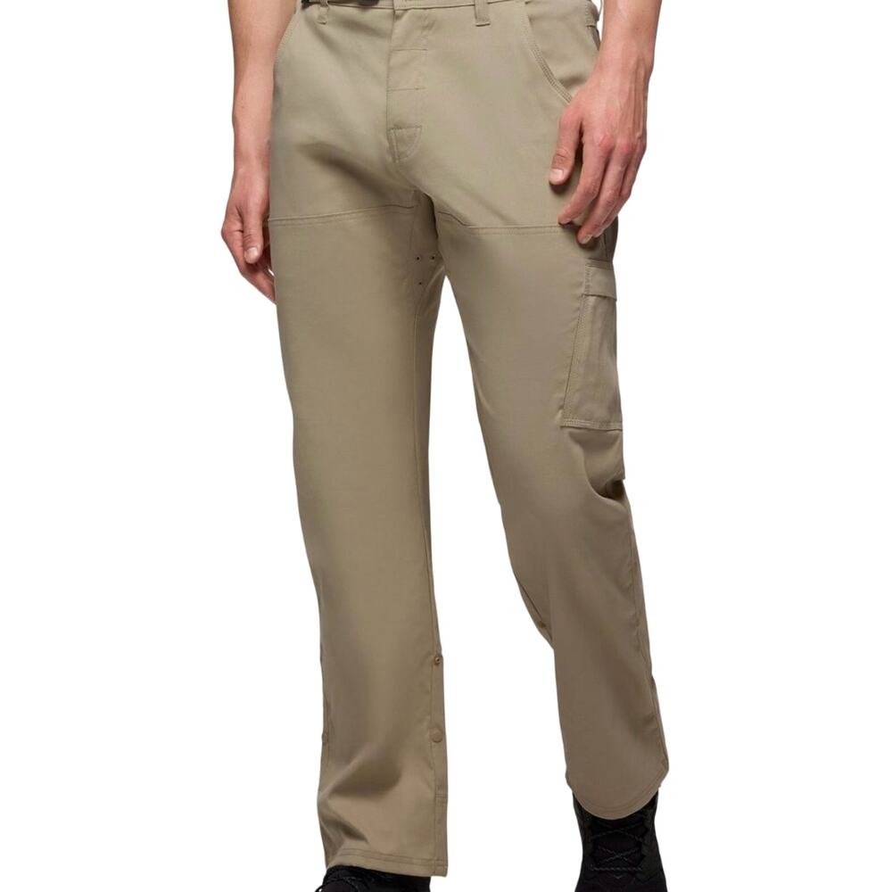 NWOT Prana Men’s Stretch Zion Sun Protection Pants Size L / 32 Length in Sandbar